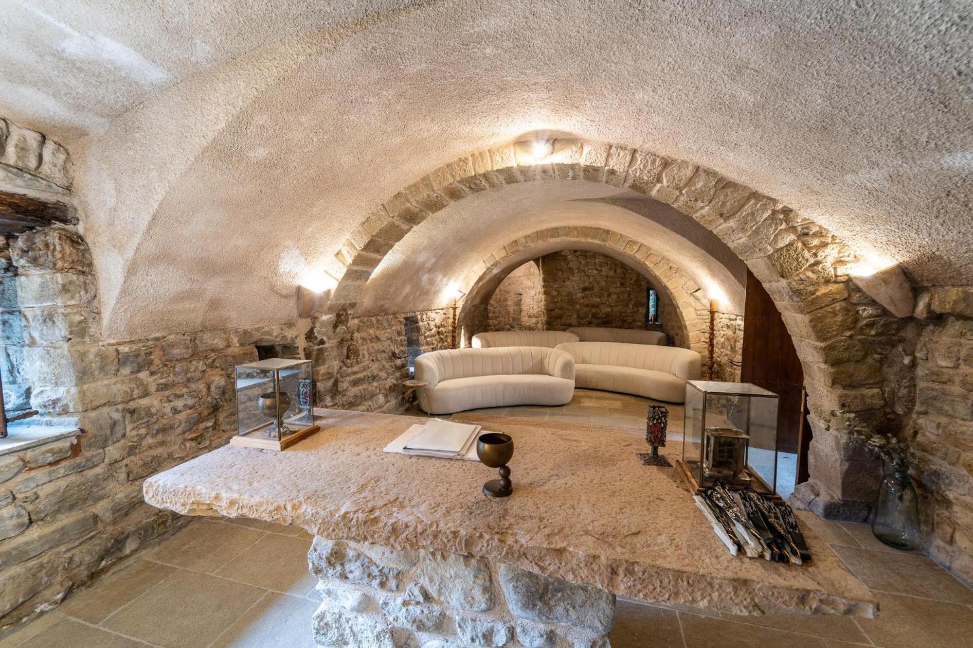 Villa Castell In Girona à Sant Miquel de Campmajor Extérieur photo