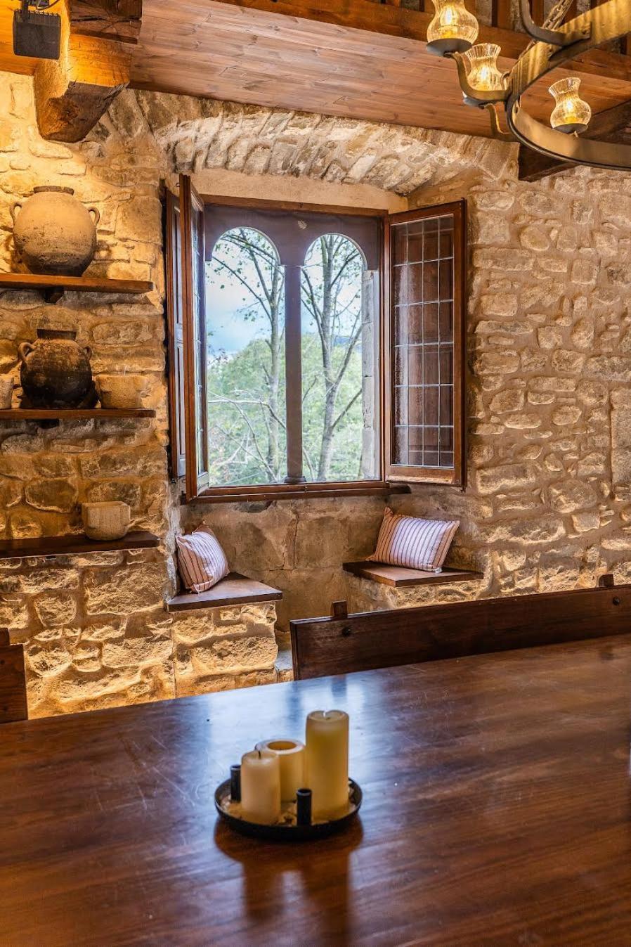 Villa Castell In Girona à Sant Miquel de Campmajor Extérieur photo