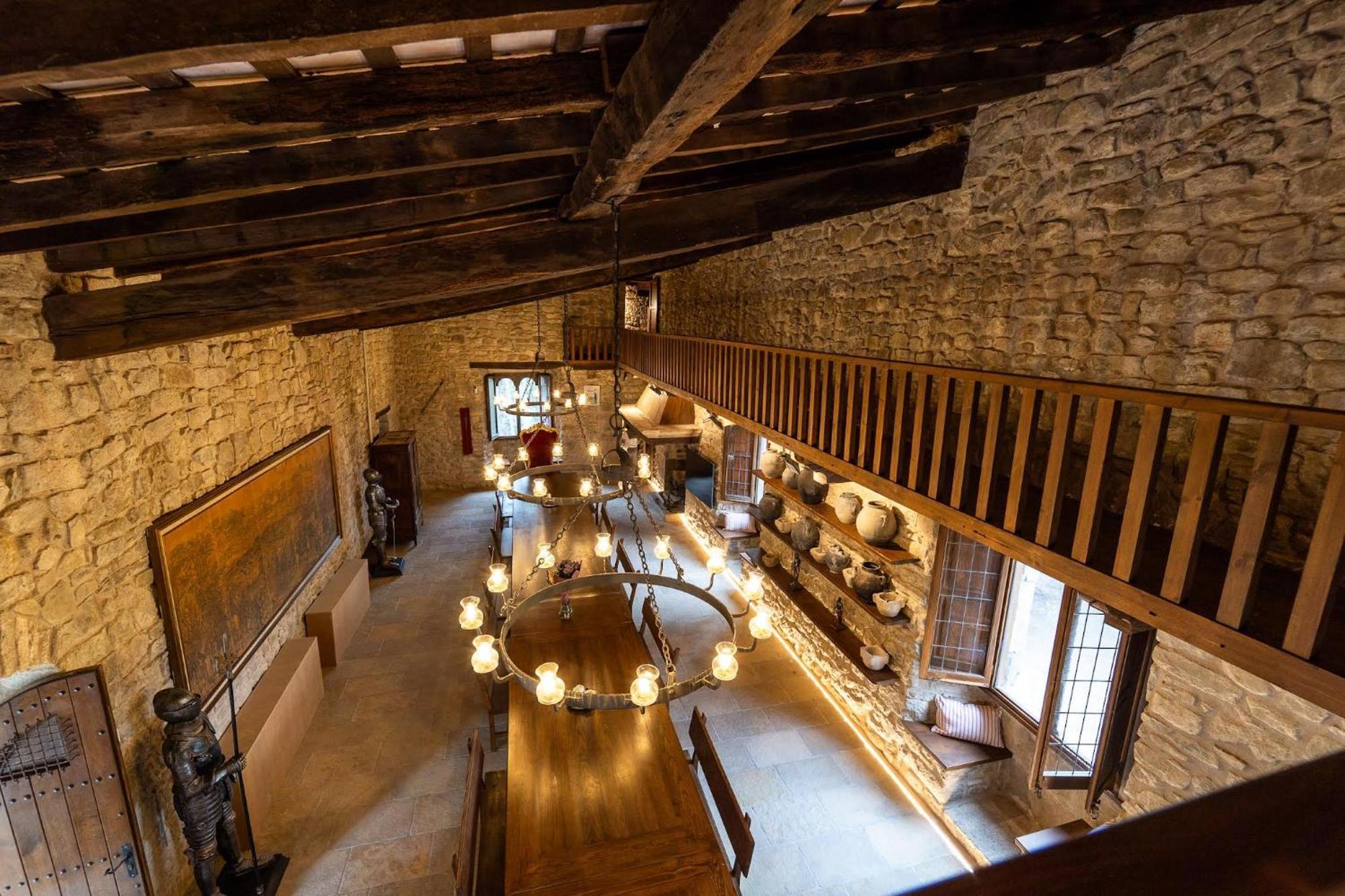 Villa Castell In Girona à Sant Miquel de Campmajor Extérieur photo