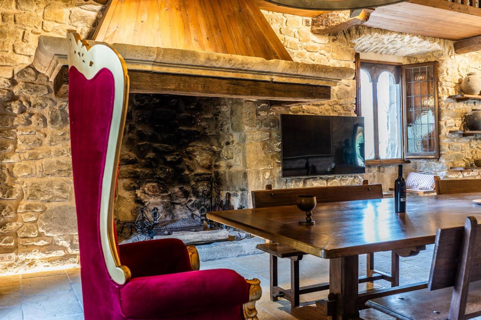 Villa Castell In Girona à Sant Miquel de Campmajor Extérieur photo