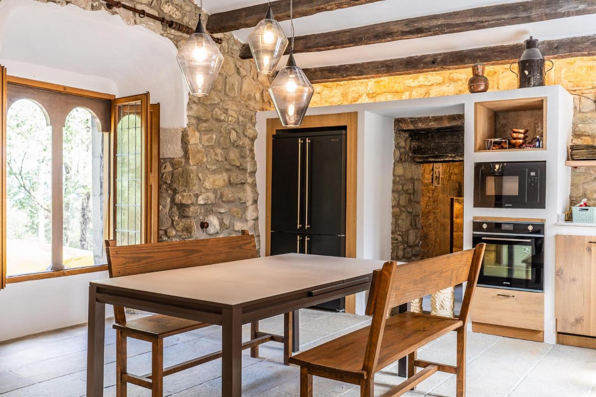 Villa Castell In Girona à Sant Miquel de Campmajor Extérieur photo