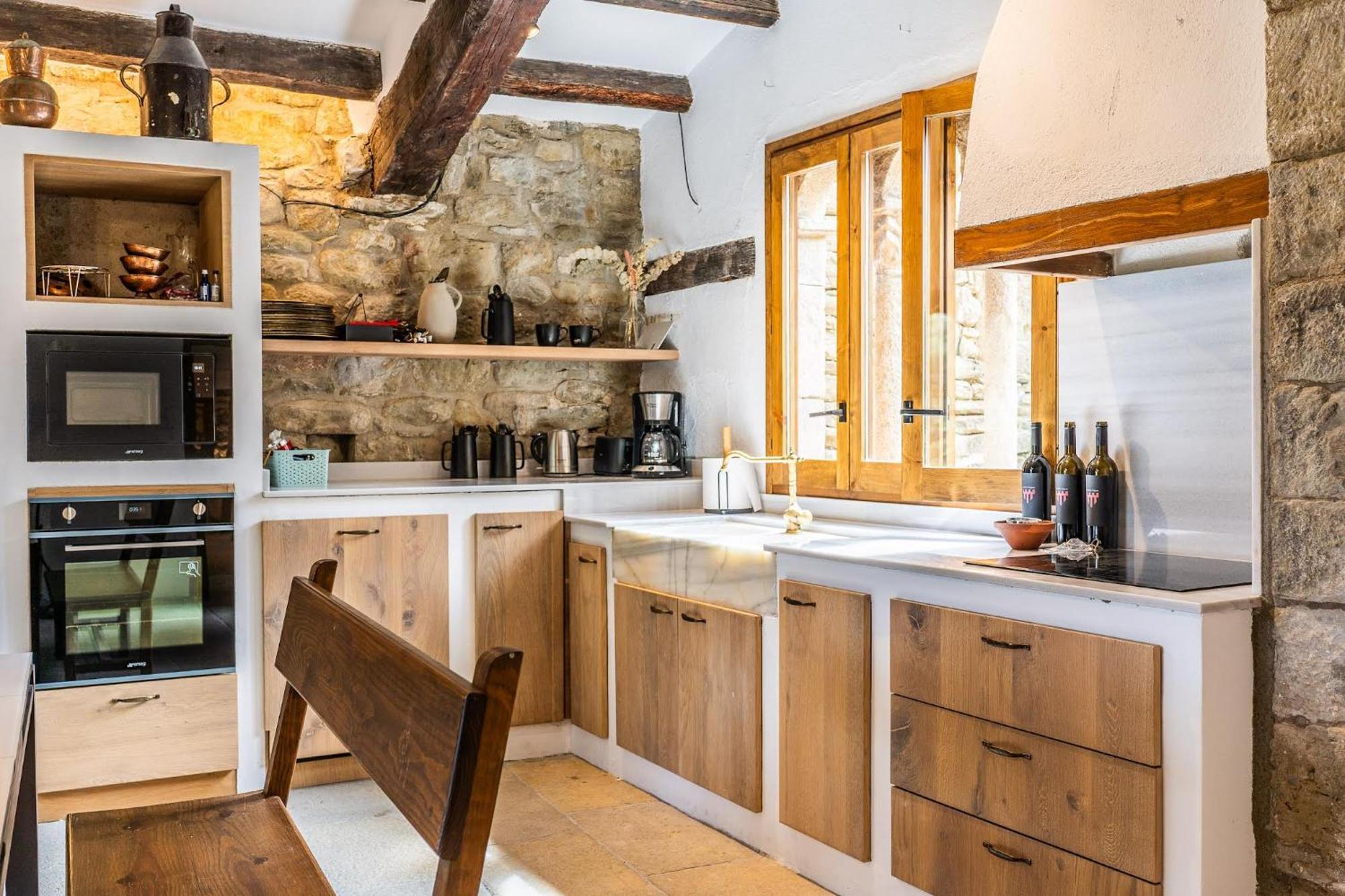 Villa Castell In Girona à Sant Miquel de Campmajor Extérieur photo