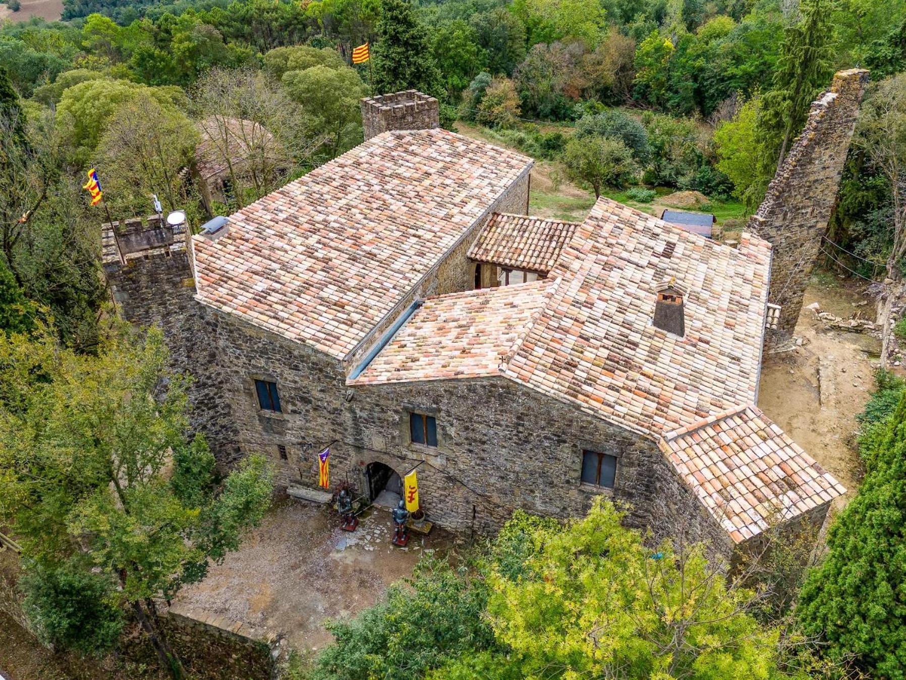 Villa Castell In Girona à Sant Miquel de Campmajor Extérieur photo